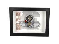 Recorte del modelo del motor 930 de Porsche Art - Caja enmarcada a escala 1:4 - BFEN93075