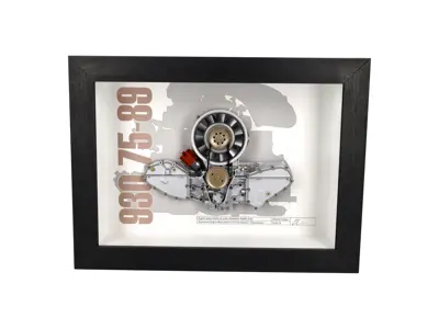 Engine 930 model cutaway Porsche Art - Box framed 1:4 scale - BFEN93075