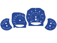 表盘设置，MPH。保时捷 970 Panamera