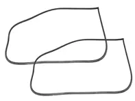 Rubber door seal, SET OF 2. Porsche 912 / 911 / 964 Coupe - 91153109503, 91153109502, 91153109501, 91153109500, 96453109600, 96453109500 - URO-004175