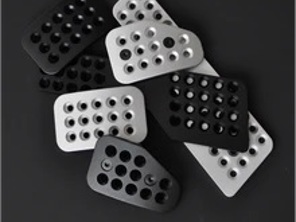 Aluminium pedaalset van 2 voor Tiptronic. Porsche 964 / 993 / 996 / 997