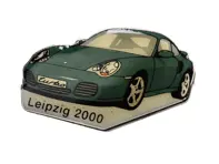 Pin Insignia 'Porsche 996 Turbo - Leipzig 2000' Verde