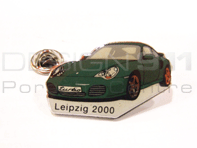 Pin Insignia 'Porsche 996 Turbo - Leipzig 2000' Verde