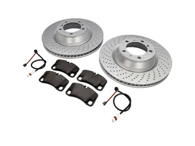 Disco de freno trasero de 350 mm y pastillas de freno. Porsche 997 GT3 2010>> - 99735240698, 99735240598