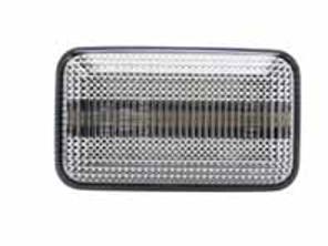 Side repeaters square sequential side marker, Clear. Porsche 924/ 944/ 968/ 993/ 964/ 911 - 4A0949101