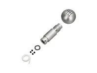 Pomo de cambio clásico de aluminio plateado de 6 velocidades. Porsche 981 Boxster / 981 Caimán / 718 Boxster / 718 Caimán - 981424075008YR, 981424075252W0, 981424980038YR, 98142498003N11, 98142498003PL1, 981424980036U7, 981424980037A0, 981424980038C0, 981424980039H6, 98142498003DSY, 98142498003DVG, 981424980048YR, 98142498004n11, 98142498004PL1, 981424980046U7, 981424980047A0, 981424980048C0, 981424980049H6, 981424980058YR, 98142498005N11, 98142498005PL1, 981424980056U7, 981424980057A0, 981424980058C0, 981424980059H6, 982711141P, 982711141Q, 982711141AK, 982711141R, 982711141AL, 982711141L, 982711141S, 982711141AM