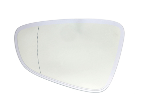 Door mirror glass (Aspherical), Dimmable, Left for LHD. Porsche 992 / 992 Dakar / 9J1 Taycan - 992857521D - ZJ-7147-L