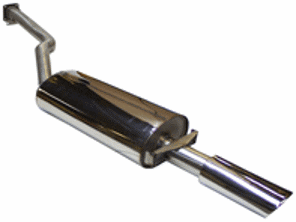 Exhaust Muffler / Silencer Rear box. Porsche 924Turbo / 944Turbo - 92441S, 92.441S, 1620608500, 95111108301