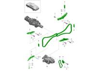 Motordistributiekettingset. Porsche 991.2 Turbo / Turbo S 2016-19 - 0PB109509A, 0PB109507E, 0PB109514A, 9A110514203, 0PB109513A, 0PB109508B, 9A110523302