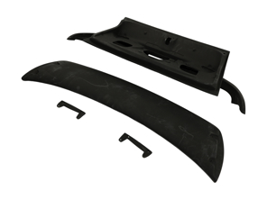 DAMAGED Bi-Plane Rear Spoiler Type GT. Porsche 996 Carrera - 99651222196GRP