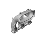 Intake air distributor. Porsche 982C Cayman 4.0L / 982 Boxster 4.0L - 0PB129713C