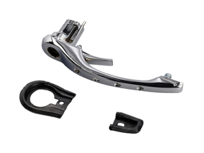 Deurkruk RSR-stijl in CHROOM (zonder slot en sleutel). Porsche 911 1970-89 / 964 - 91153894105, 91153894205, 9115389410X, 9115389420X - CB.017.002, CB.017.003