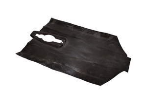 Rubber tunnel mat (heat lever). Porsche 356 C & 356 C SC (1964-65) - 64455111107, 64455101107 - NLA55111101