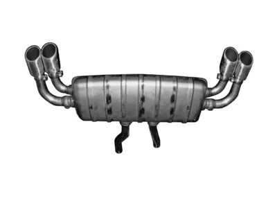 Sportauspuffanlage. Porsche 958 Cayenne 3.6L - 95804420000
