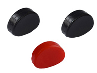 暖风出风口旋钮套件。保时捷 914 / 912 / 914 / 930 - 90157191700, 90157191800