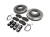 VORDERRAD-Bremsbeläge und Bremsscheibenpaket. Porsche 996 C4S / 996 Turbo - 99635140904, 99635141004, 99635194913, 99635108901, 99661236501