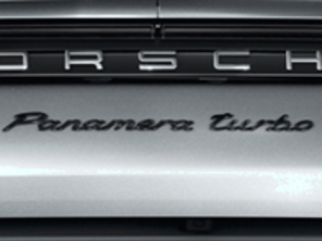 'Panamera Turbo'Rear Badge, in Black. Porsche 971 Panamera 2017>> - 971044880B041