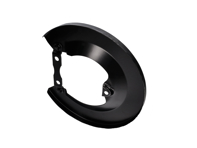 Cache-disque de frein arrière complet. Porsche 914-6 - 90135280121, 91435208500, N0102353, N01224111, N0122418 - BRK14.1.105