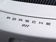 Badge Arrière 'PORSCHE 911' Noir pour Porsche 991.2 - 99104480381041