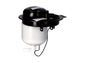 Flansch mit Kraftstofffilter, rechts. Porsche 970 Panamera - 97020142400, 97020142403