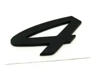 4 - Insignia negra. Porsche 964 / 993 - 9645592410070C, 964.559.241.00.70C, 96455924100, 964.559.241.00