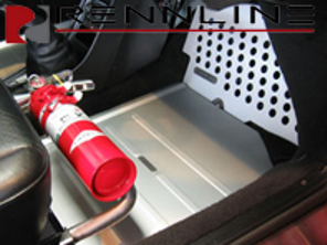 Tapis de piste Rennline. Côté passager. Porsche 944 / 924 / 968