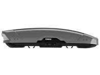 Coffre de toit Thule Motion XT Sport 300L Titan Brillant pour Porsche Cayenne / Panamera / Macan / Taycan / 991 / 992 / 997 / 996 - 629600, 95804400025, 95804400026
