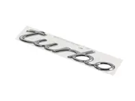 'Turbo'-Chrom-Emblem. Porsche 997 Turbo - 99755923703, 997.559.237.03