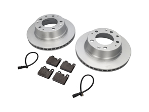 REAR Brake Pads and Brake Disc Package. Porsche 911 3.2L 1984-89 - 91135295006, 91135295007