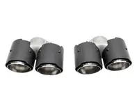 排气豪华四式尾管碳纤维。保时捷 997.1 Carrera - 99711115100, 99711115101, 99711198150, 99711198111, 99711115200, 99711115201, 99711198210, 99711198211