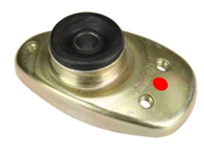 Front mount support Heavy Duty. Stiffer sport style 30-35% Increased rubber stiffness Porsche 911 1970>> / 930 / 914 - 91134101800, 91434101800, 91134101800 - URO-013503, URO-013504, PR98A01P