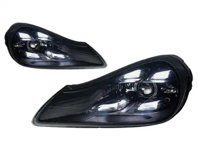 LED-Scheinwerfer-Upgrade – 9YA-1 PDLS+ Style (2019) – für Porsche 957 Cayenne 2007–2010 - 95563117301, 95563117302, 95563117303, 958941029C, 95563117401, 95563117402, 95563117403, 958941030C, 95563117310, 95563117311, 95563117312, 958941029D, 95563117410, 95563117411, 95563117412, 958941030D, 95563117501, 95563117502, 95563117503, 958941029E, 95563117530, 95563117531, 95563117532, 958941029H, 95563117601, 95563117602, 95563117603, 958941030E, 95563117630, 95563117631, 95563117632, 958941030H, 95563117510, 95563117511, 95563117512, 958941029F, 95563117540, 95563117541, 95563117542, 958941029J, 95563117610, 95563117611, 95563117612, 958941030F, 95563117640, 95563117641, 95563117642, 958941030J