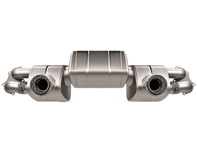 Akrapovic Slip-On Race Line 钛合金排气管（适用于保时捷 718 Cayman GT4 / Spyder - OPF/GPF 2020 年 2 月）>> - 982251053F, 982251053H, 982251053K