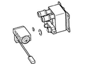 Evaporatore con valvola di espansione per batteria ibrida. Porsche Panamera 970 MK II - 97057348100