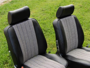 Restauratieset comfortstoel voor (2 stoelen). Porsche 911 1966-73