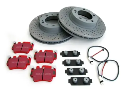 Pack Disques de Frein avec Plaquettes Sport EBC Porsche 997 C2 3.6L - 99735140501, 99735140601, 99761267701, 99635208602, 99635194800, 99635194802, 98035193900