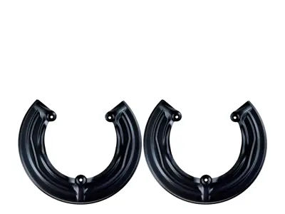 Brake disc cover plate kit Rear. Porsche 964 / 924S / 944 / 968 - 96435280101, 96435280100, 95135280100
