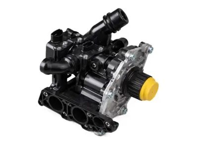 Water Pump With Thermostat. Porsche 95B Macan 2.0L 2014-21 - 95812101200, 95812111100, 95812111110, 95812111111, PAC121111A, PAC121111C, PAC121111B, PAB121111B, PAC121111 - LJ061