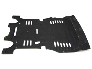 Underbody trim, Front. Porsche 95B.1 Macan - 95B863821B, 95B863821A - 95B 863 821 B