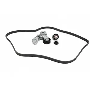 Kit cinghia di trasmissione con smorzatore di tensione, puleggia di rinvio. Porsche 955 / 957 / Cayenne V6 - 95510229900, 95510236101, 95510236100, 95510227600, 95510293300