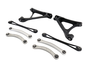 后悬架控制臂套件。保时捷 955 / 957 卡宴 - 95533104532, 95533104531, 95533104530, 95533104710, 95533104900, 95533105000, 95533101812, 95533101811, 95533101712, 95533101711 - URO-012601, 1150201270, 1150201280, 211712, 211713