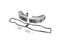 Indicatori di direzione posteriori in METALLO, riflettori cromati, SET DI 2. Porsche 911 1968-83 - 90163194100, 90163194200