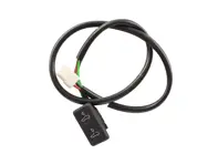 elektrische schuifdakschakelaar zwart. Porsche 928 - 92861312000