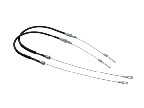 Handbrake cables SET of 2. Porsche 911 1965-68 - 90142455112, 90142455116, 90142455115 - 424451, 1670300403, 911829-A, 9400101