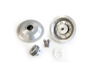 Set di serrature/pomelli in alluminio Rennline. FORATO. Porsche 911 74-84