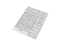 Adhesivo para la disposición de relés y fusibles. Porsche 964 Carrera 2/4, 1990 - 96461020903, 96461020901