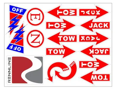 Rennline Sicherheitsaufkleber und Abziehbild-Kit - E30