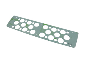 Placa de Macrolon para alerón trasero Singer. Porsche 964 - TKZ39 - TK Z 39