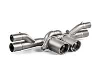 Akrapovic Slip-On race line (Titanium). Porsche 911 GT3 / GT3 Touring / GT3 RS / Speedster (991.1 / 991.2) - 99711102792, 99711102790 - S-PO/TI/8