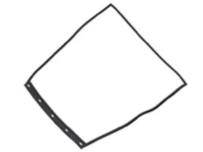 发动机罩密封件。保时捷 964 1990-94 / 964 Turbo - 96450412301, 96450412303